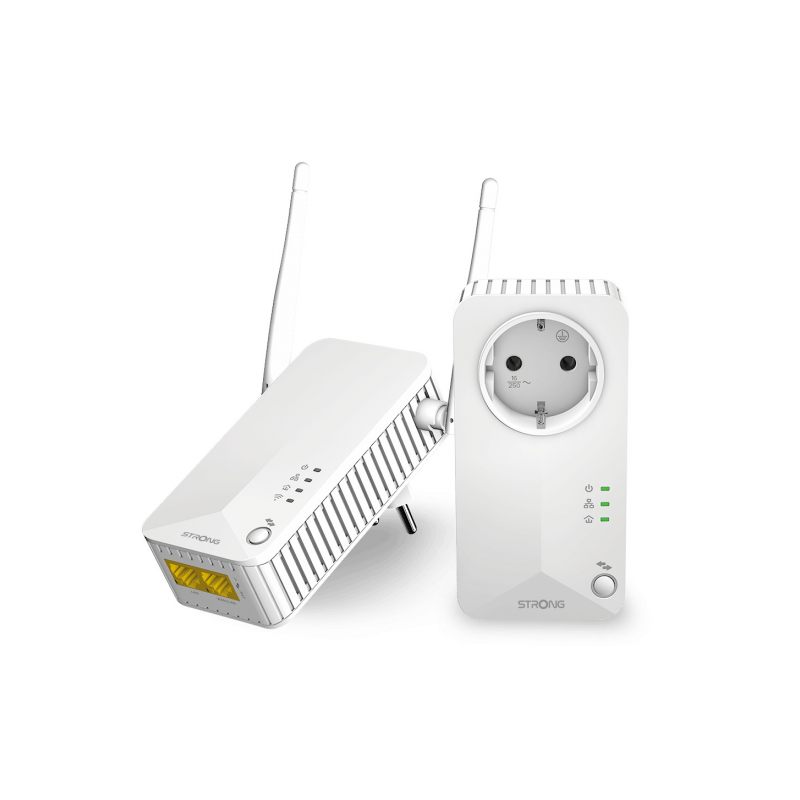 ADAPTADOR PLC STRONG POWERLINE WIFI 600 KIT