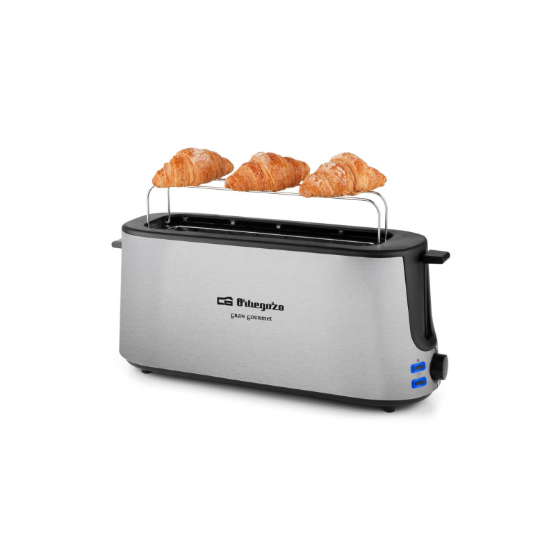 TOST. ORBEGOZO TO6020  1R LARGA INOX 1000W