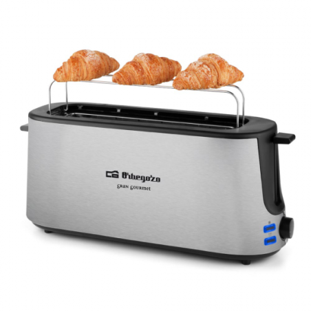 TOST. ORBEGOZO TO6020  1R LARGA INOX 1000W