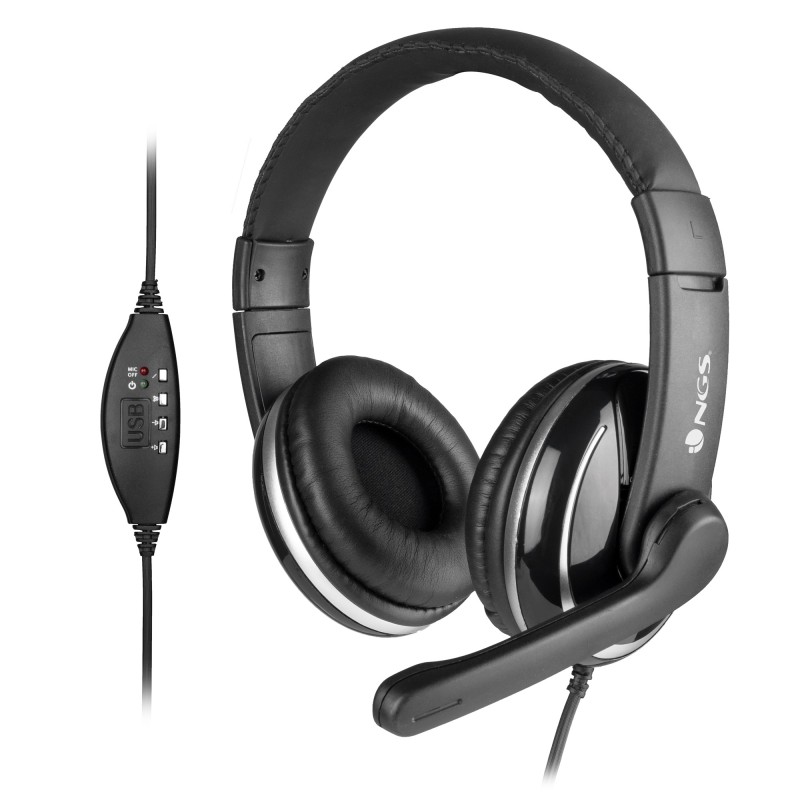 AURICULARES NGS VOX800USB USB STEREO MUTE
