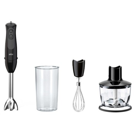 BATID. BRAUN MQ3135BK 900W C/A PIE INOX NEGRA