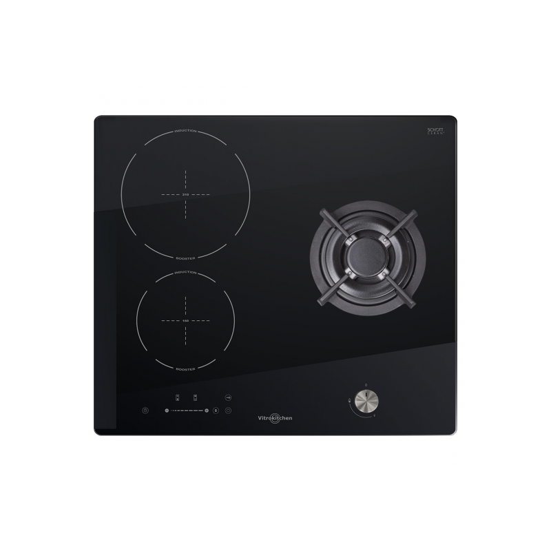 ENCIM. VITROKITCHEN VG601NN MIXTA 2F+1F GAS NAT.