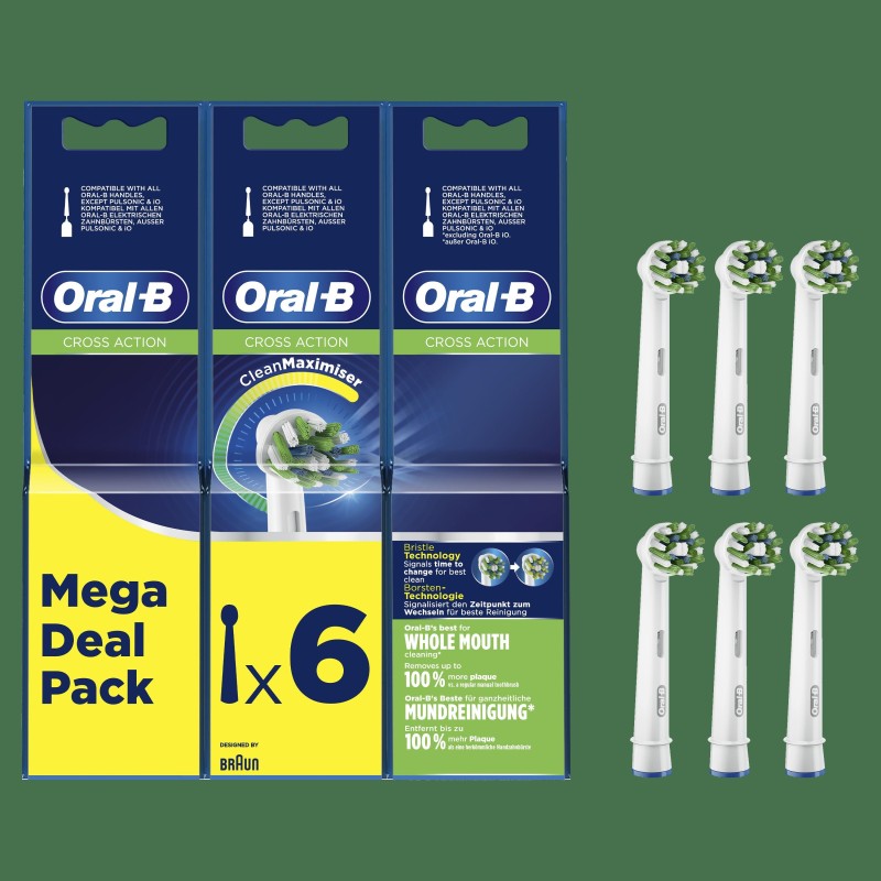 RECAMBIO DENTAL ORALB EB50 CROSS ACTION (2+2+2)