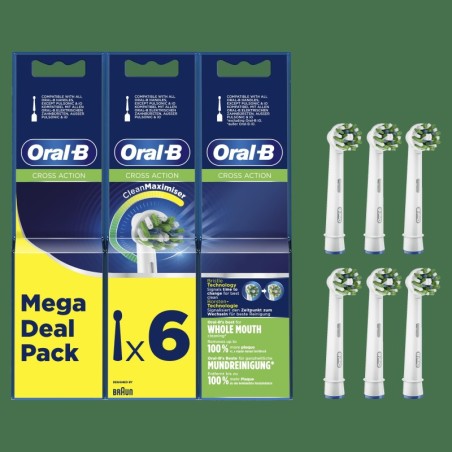 RECAMBIO DENTAL ORALB EB50 CROSS ACTION (2+2+2)