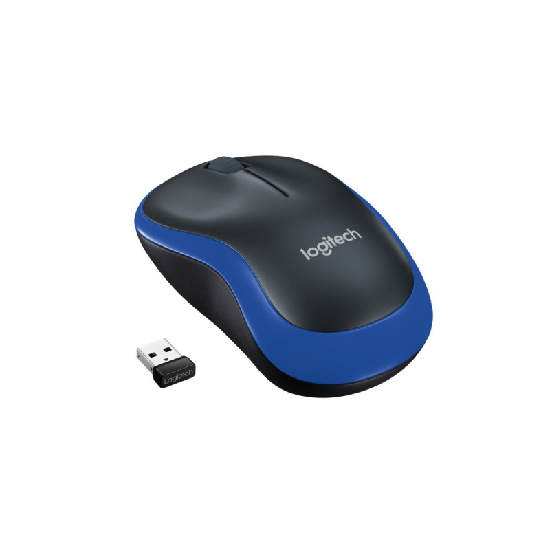 RATON LOGITECH M185 WIRELESS AZUL 910-002236